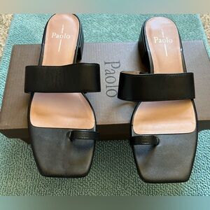 Lily Toe Loop Black Nappa NORDSTOM